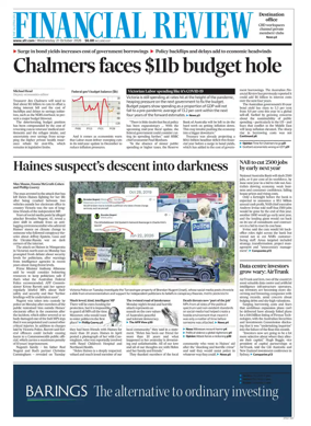 Cover of The Australian Financial Review
