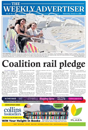 Cover of The Weekly Advertiser Horsham