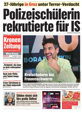 Cover of Kronen Zeitung
