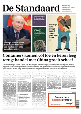 Cover of De Standaard