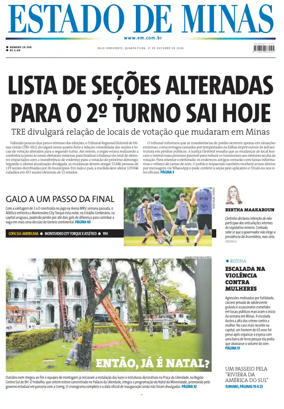 Cover of Estado de Minas (Brazil)
