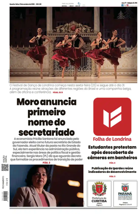 Cover of Folha de Londrina