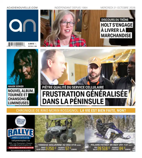 Cover of Acadie Nouvelle