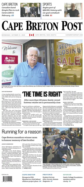 Cover of Cape Breton Post