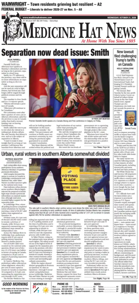 Cover of Medicine Hat News