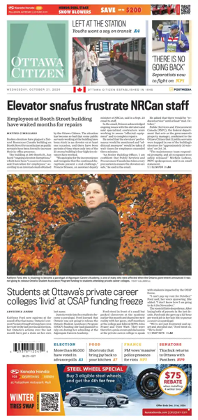 Cover of Ottawa Citizen