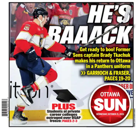 Cover of Ottawa Sun