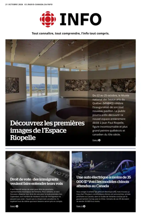 Cover of Radio-Canada Info