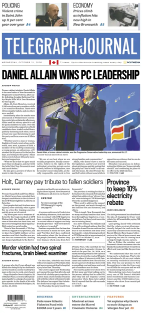 Cover of Telegraph-Journal