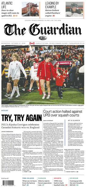 Cover of The Guardian (Charlottetown)