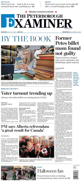 Cover of The Peterborough Examiner