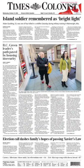 Cover of Times Colonist