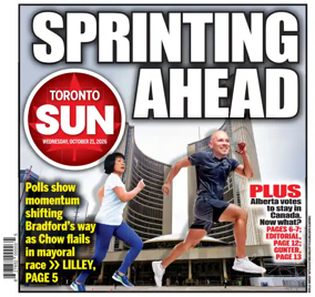 Cover of Toronto Sun