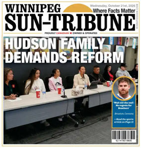 Cover of Winnipeg Sun