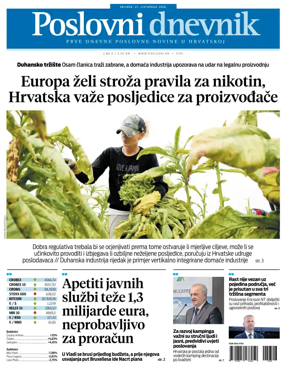 Cover of Poslovni Dnevnik