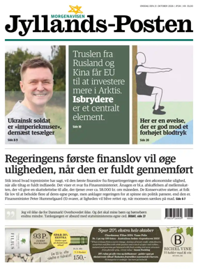 Cover of Jyllands-Posten