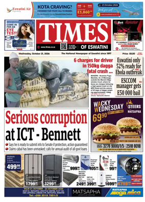 Cover of Times of Eswatini