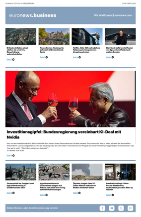 Cover of Euronews Business (German)