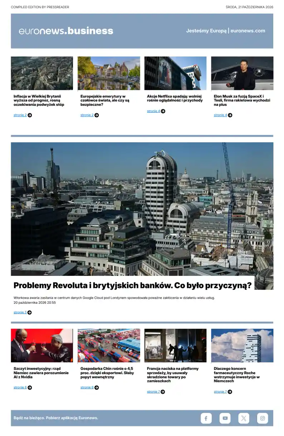 Cover of Euronews Business (Polish)