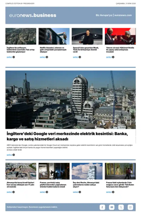 Cover of Euronews Business (Turkish) Compiled Editions