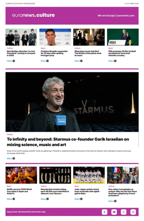 Cover of Euronews Culture and Sport Compiled Edition