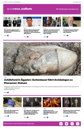 Cover of Euronews Culture and Sport (German)