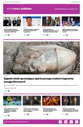 Cover of Euronews Culture and Sport (Polish)