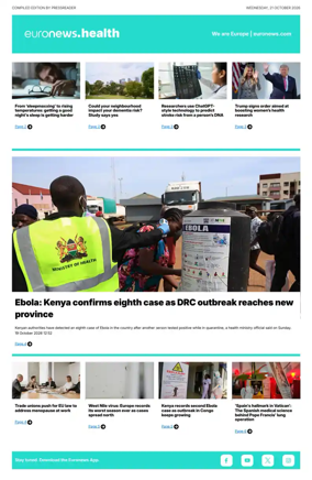 Cover of Euronews Health (English) Compiled Edition