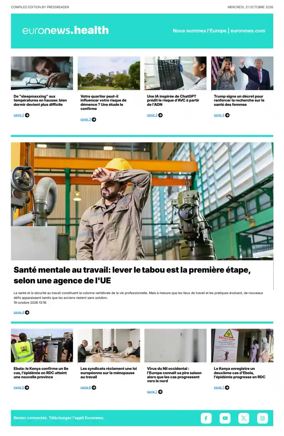 Cover of Euronews Health (French)