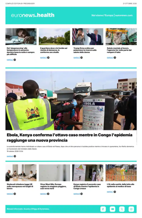 Cover of Euronews Health (Italian)