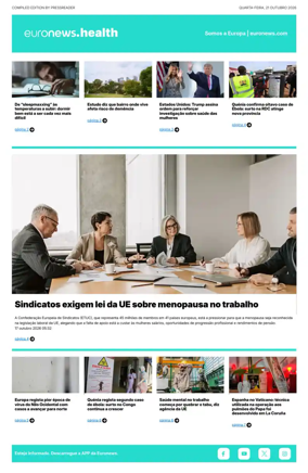 Cover of Euronews Health (Portuguese)