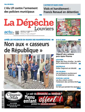 Cover of La Depeche Louviers