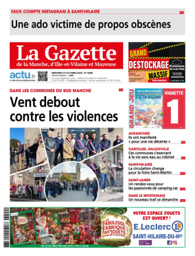 Cover of La Gazette de la Manche