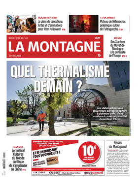 Cover of La Montagne (Vichy)