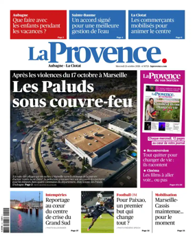 Cover of La Provence Aubagne-La Ciotat