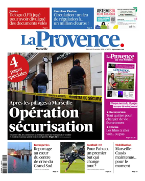Cover of La Provence Marseille