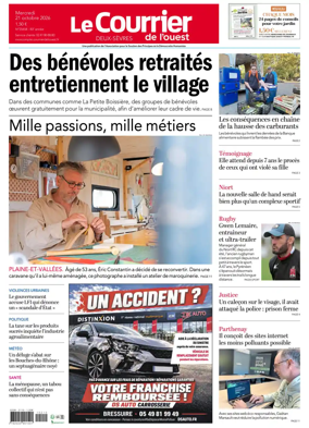 Cover of Le Courrier de l’Ouest (Deux-Sevres)