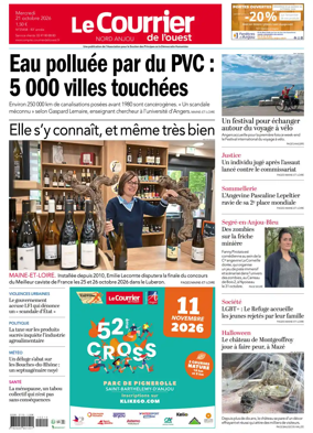 Cover of Le Courrier de l’Ouest (Nord Anjou)