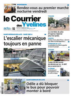 Cover of Le Courrier des Yvelines (Saint-Germain-en-Laye)
