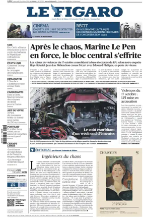 Cover of Le Figaro