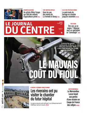 Cover of Le Journal du Centre