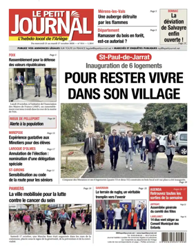 Cover of Le Petit Journal - L'hebdo local de l'Ariege