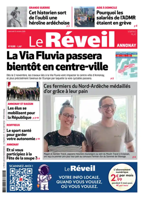 Cover of Le Reveil du Vivarais – edition Annonay