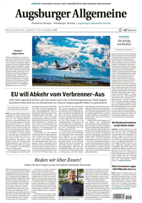 Cover of Augsburger Allgemeine (Land West)