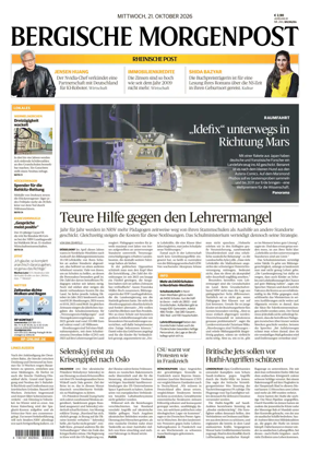 Cover of Bergische Morgenpost Wermelskirchen/Huckeswagen/Radevormwald