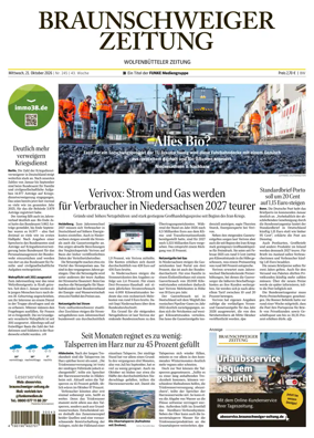 Cover of Braunschweiger Zeitung (Braunschweig)