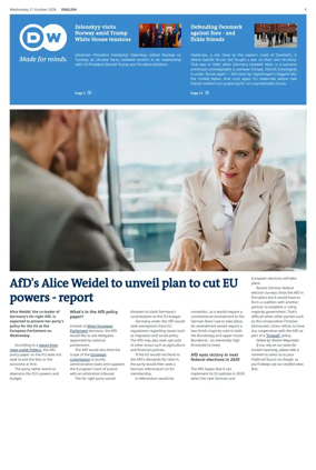 Cover of Deutsche Welle (English edition)