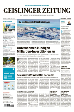 Cover of Geislinger Zeitung