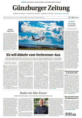 Cover of Guenzburger Zeitung