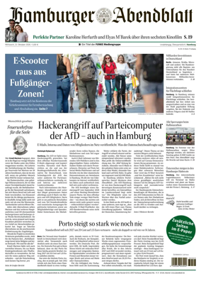 Cover of Hamburger Abendblatt (Hamburg)